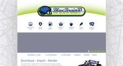 Desktop Screenshot of bluebrain3d.com