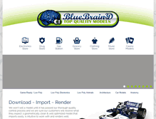 Tablet Screenshot of bluebrain3d.com